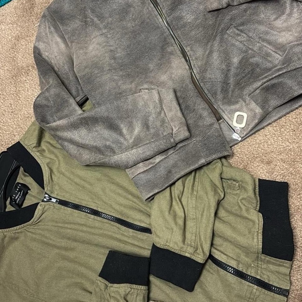 Stylish Gray and Olive Jackets